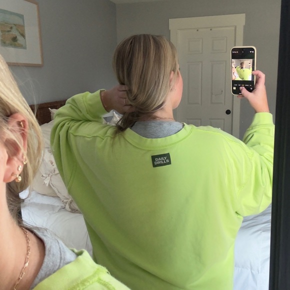 Daily Drills Terry Oversized Crew - Zilker - Picture 2 of 5